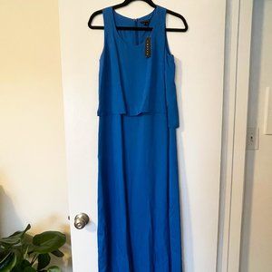 NWT - Theory Cobalt Blue Silk Dress
